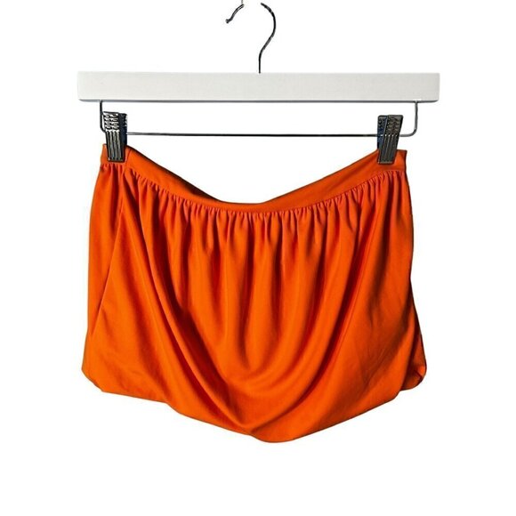 SUSANA MONACO MINI BEACH Orange Ruffle Skirt, 100% COTTON, SM - Picture 3 of 4